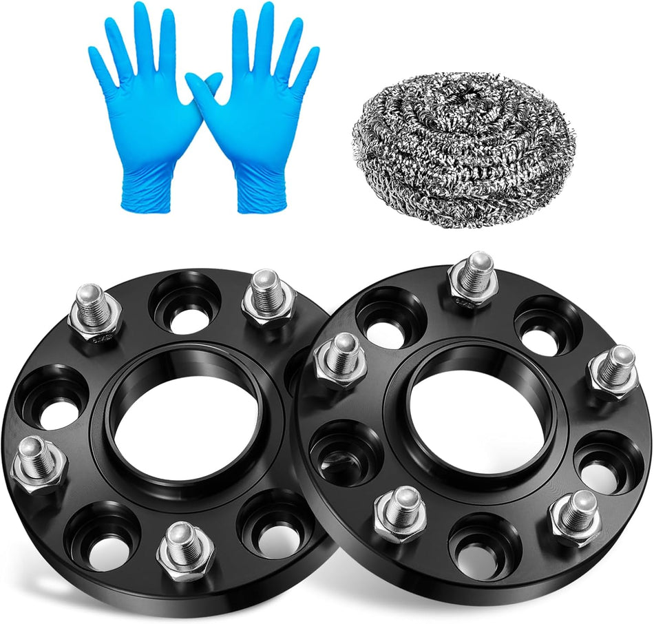 BDFHYK 5x114.3mm to 5x120mm Wheel Spacers 20mm 5x4.5 to 5x4.7 Hubcentric Wheel Adapters Compatible with Honda Acura CL MDX, HR-V Odyssey, Forged 5 Lug M12x1.5 & 64.1mm Hub Bore, Set of 2