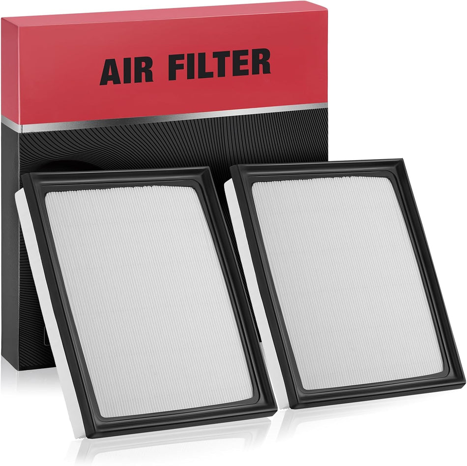 BDFHYK 2PC Engine Air Filters Compatible with Toyota 2023 Sequoia 3.4L V6, 2022-2023 Tundra 3.4L V6, Replace# PA99877, CA12963, 17801-F4010
