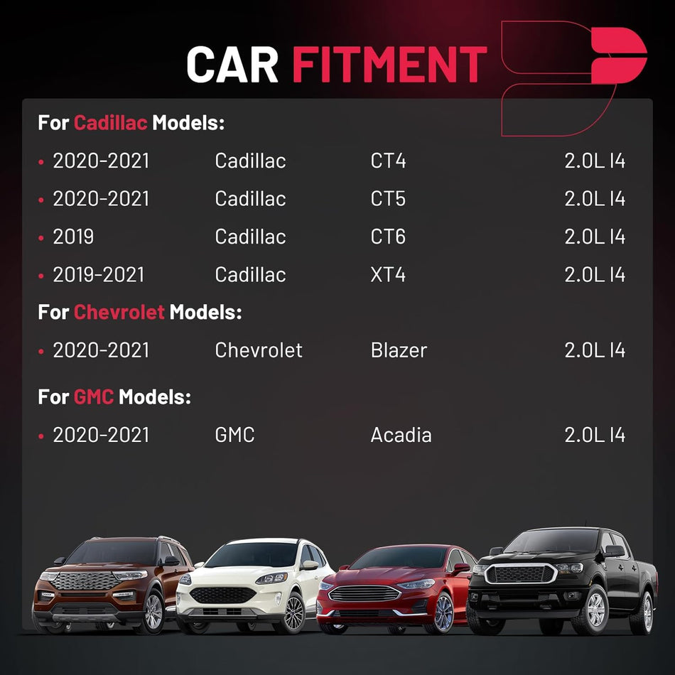 BDFHYK Ignition Coil Packs Compatible with Cadillac CT4 CT5 CT6 XT4, Compatible with Chevy Blazer, Acadia 2.0L l4,Coil for UF914 55511558 55508084 Set of 4