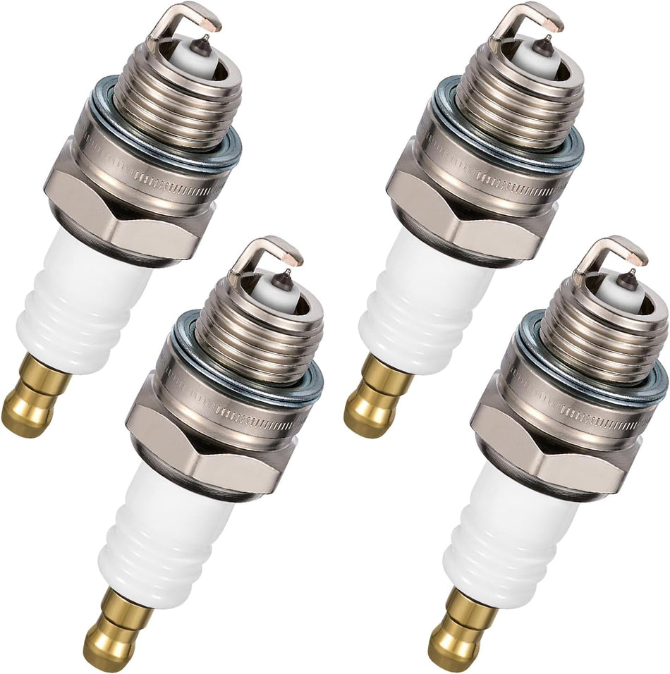 BDFHYK 848CJ8Y Iridium Spark Plugs Compatible with Chain Saws Shindaiwa Tanaka Mowers Echo Husqvarna Edger S&H Stihl Spark Plug Set of 4