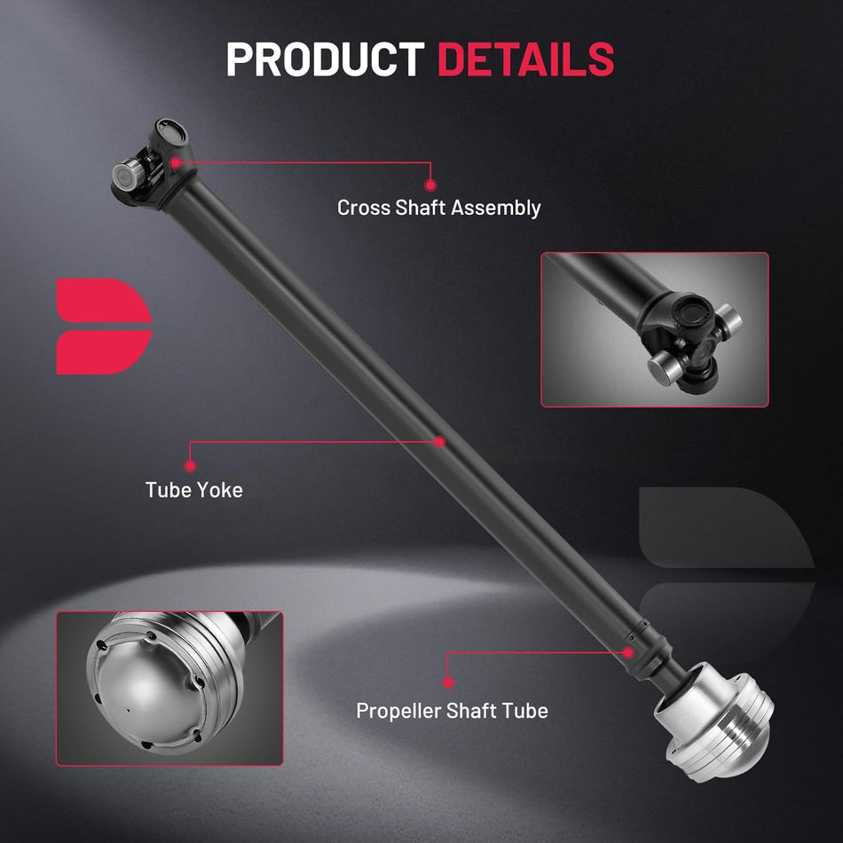 BDFHYK 936-813 Front Drive Shaft Complete DriveShaft Assembly Compatible with Ford 1998-2010 Ranger, 1997-2000 Explorer, Compatible with Mercury 1998-2001 Mountaineer 4.0L V6, 4WD