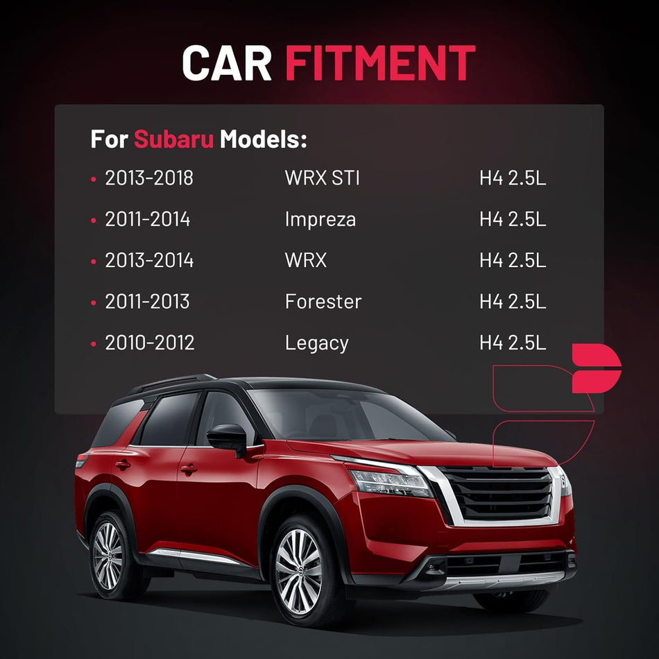 BDFHYK 4 Ignition Coil Pack UF665 and 4 Iridium Spark Plug 93893 Compatible with Subaru WRX STI Impreza Forester Legacy H4 2.5L 2010 2011 2012 2013 2014 2015 2016 2017 2018 Coil for COP583 5C2100 C884