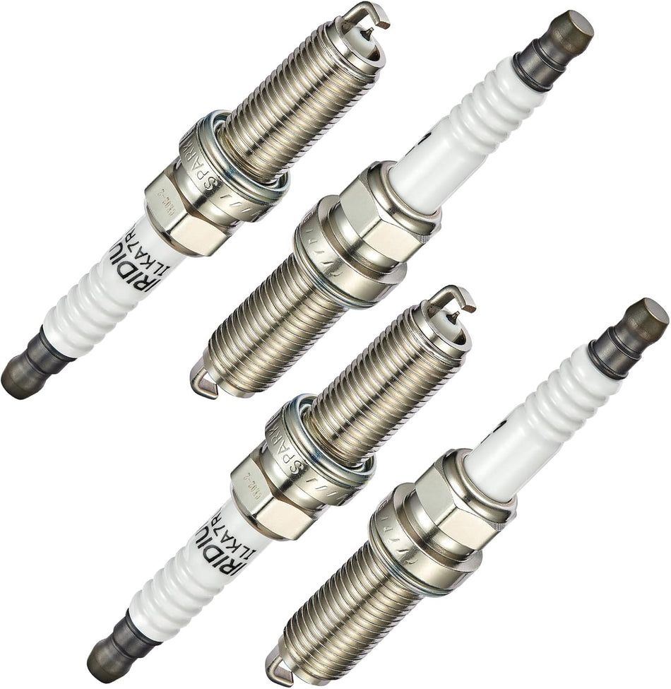 BDFHYK Set of 4 Iridium Spark Plug Compatible with Mazda 3 6 CX-3,Compatible with Honda Accord CR-V Civic, TLX,Legacy Forester,iA 1.5L 2.0L 2.4L 2.5L L4 H4 Engine Replacement for XP5682