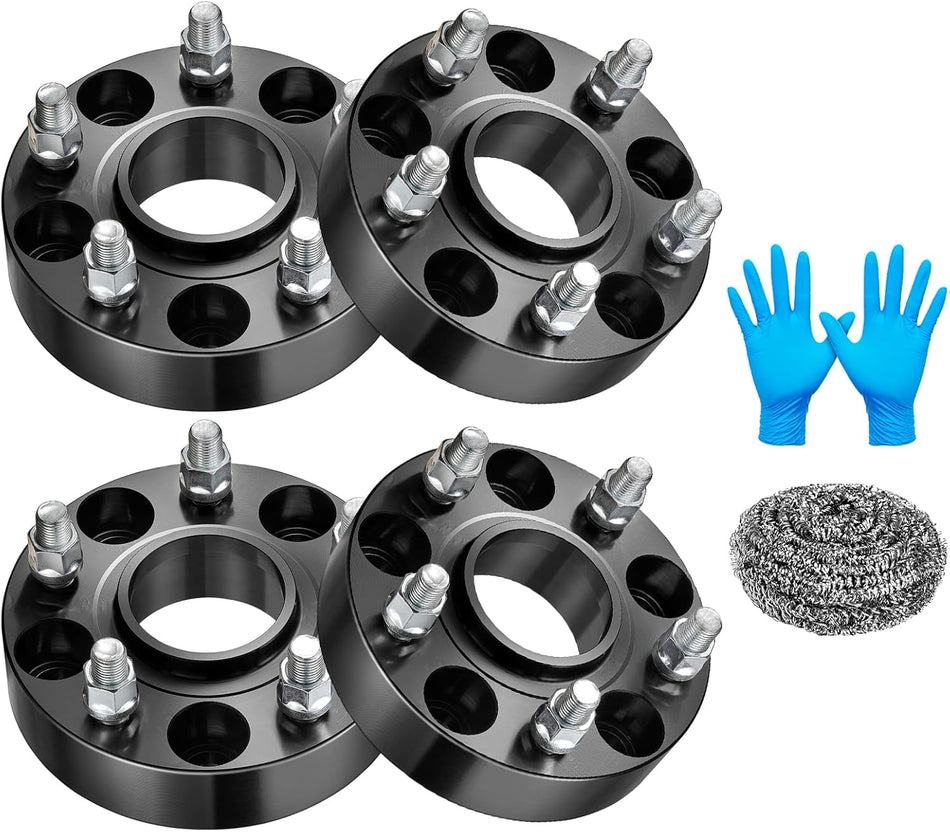 BDFHYK 5x5 Wheel Spacers 1.5 Inch Compatible with Jeep Grand Cherokee L Wrangler Compatible with Dodge Durango 2011-2024, 4PCS 5x127mm Wheel Spacer for M14x1.5 Studs & 71.5mm Hub Bore, Not Hubcentric