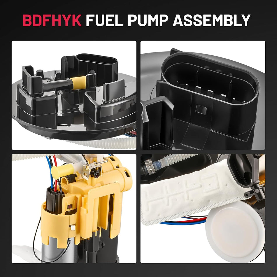 BDFHYK Electric Fuel Pump Module Assembly Compatible with Mercedes-Benz C400/C300/C450 AMG/GLC300/E300 2015-2018 2.0L l4,3.0L V6 Replace FG2190