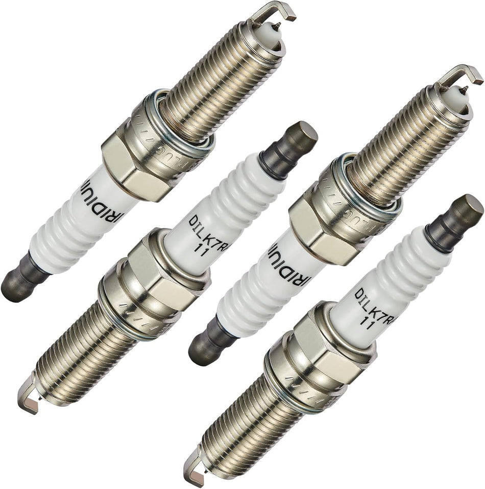 BDFHYK Set of 4 Iridium Spark Plug Compatible with Hyundai 2013-2016 Santa Fe Sport,2014-2015 Tucson,2011-2014 Sonata, Compatible with Kia 2011-2016 Sportage 2.4L L4 Engine Replacement for 18847-11160