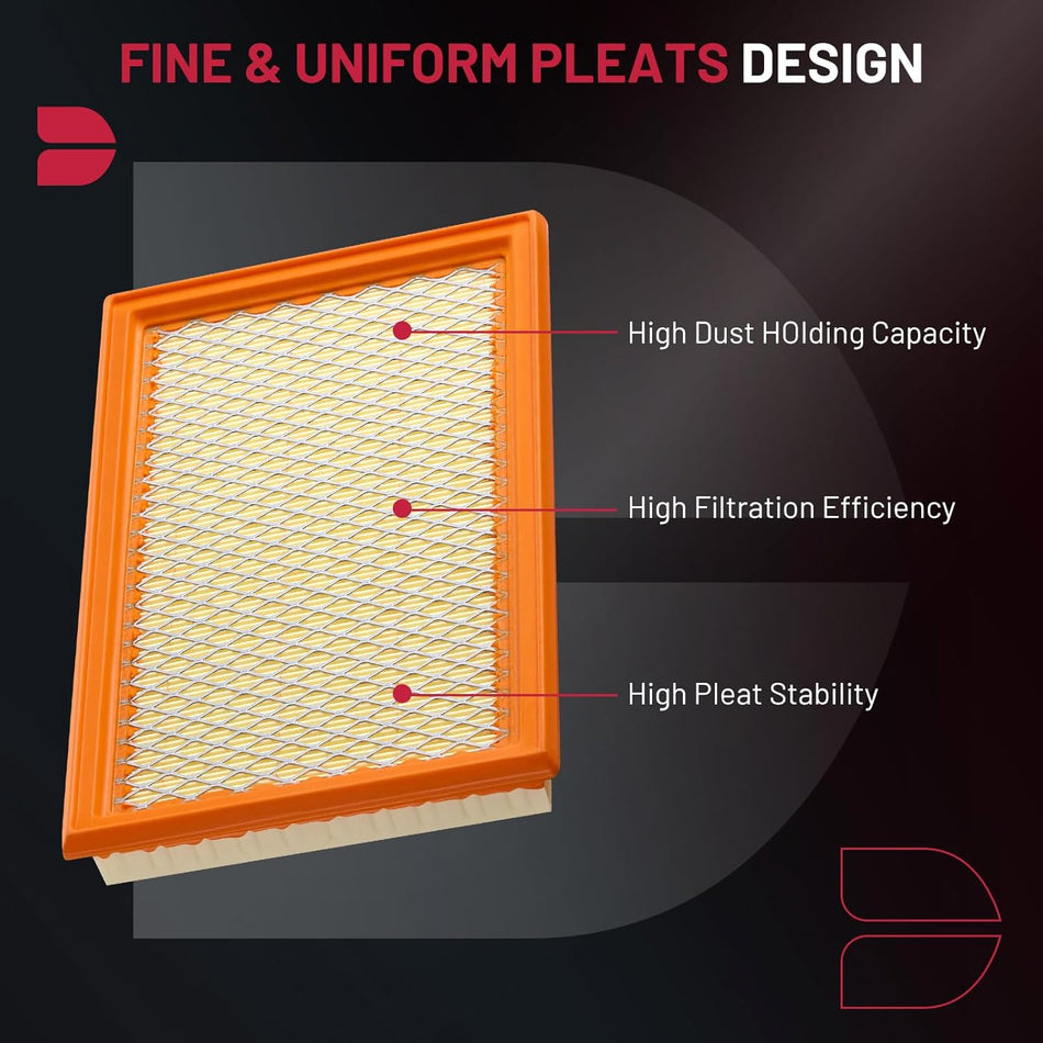Engine Air Filter A24278 for Nissan Infiniti Subaru Saab Multi Models | BDFHYK