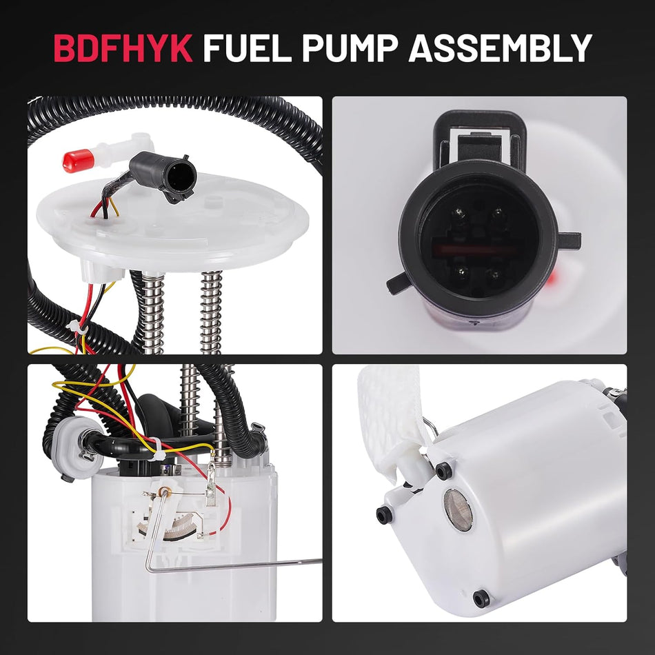 BDFHYK Electric Fuel Pump Module Assembly Compatible with Jaguar S-Type,Vanden Plas, XJ8, 2003 2004 2005, 3.0L 4.2L V6 V8 Replace E8577M