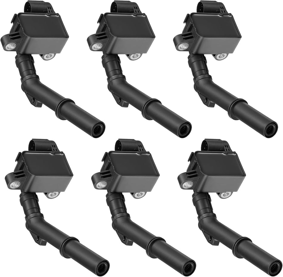 BDFHYK Ignition Coil Packs Compatible with Mercedes-Benz SL550 GLS63 CLS550 SL63 E550 S550 E350 GL63 SLK350 SLK55 C350 E400 GLK350 ML63 CL550 CL63 GL450 GL550 ML550 ML350 R350 Coil for UF741 Set of 6