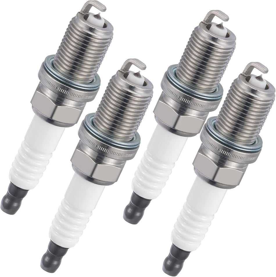 BDFHYK 2668 Iridium Spark Plugs Compatible with Porsche Cayenne Panamera for Audi A6 Quattro A7 Quattro A8 Quattro Q5 Q7 S4 S5 SQ5 for VW Touareg 3.0L V6 Replacement for BKR8EIX Set of 4