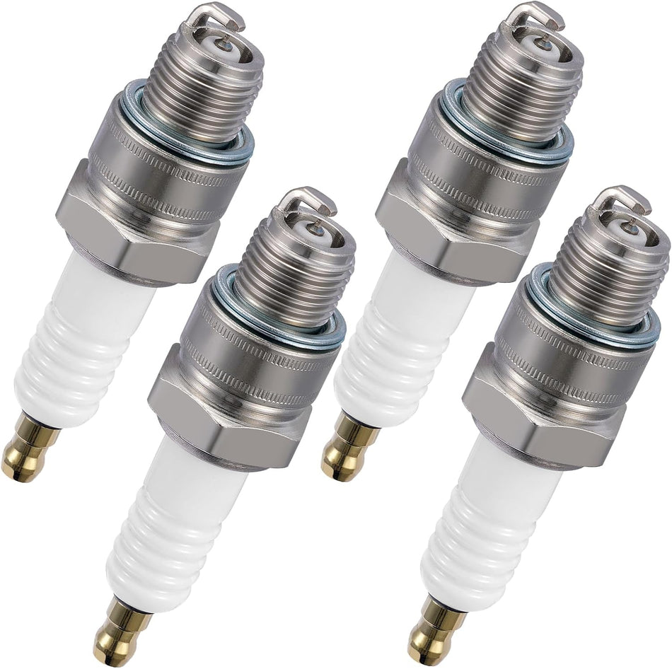 BDFHYK 1098 Iridium Spark Plugs Compatible with Nissan for Suzuki for Tohatsu for Yamaha Universal Motorcycle Spark Plugs Replacement for BR7HS10 Set of 4