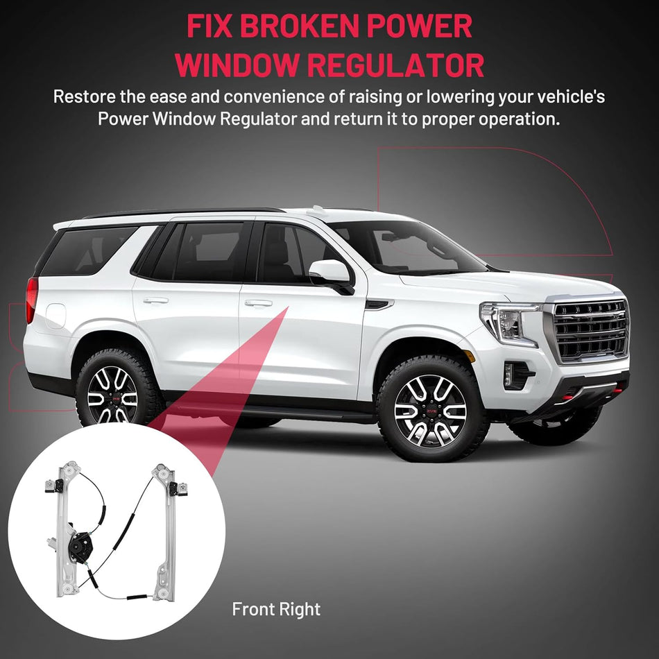 751-725 Power Window Regulator with Motor Front Right Replacement