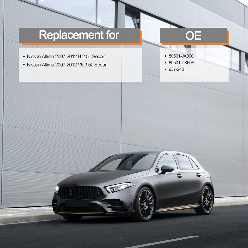 SYERAL Door Lock Actuator 937-240 Front Left Latch Lock Compatible with Nissan Altima 2007-2012 Power Door Latch 80501-JA000 80501-ZX60A