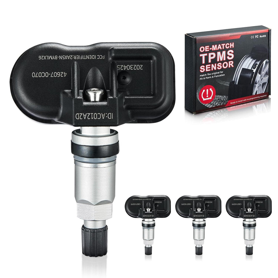 BDFHYK Upgrade 315Mhz TPMS Sensor Compatible with Toyota Sequoia 2008-2017, Tundra 2007-2017, Sienna 2007-2020 Replaces# 426070C070 426070C050 4260708010 426070C060