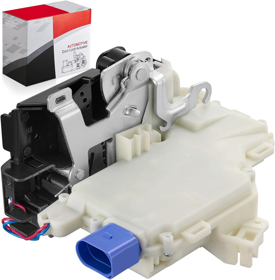 SYERAL Front Right Driver Side Door Lock Latch Actuator 931503 Compatible with VW Beetle 2003-2010, Bora 2005-2010, Golf SportWagen 2011-2013, GTI 2006-2009, Jetta 2005-2010, Jetta City 2007-2008