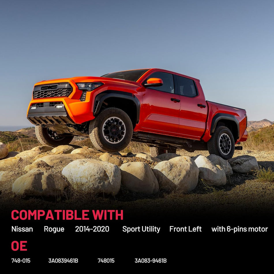 748-015 Power Window Regulator with Motor Front Left Compatible with Nissan Rogue 2014-2020