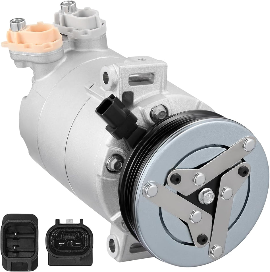 BDFHYK 198360 Air Conditioning A/C Compressor with Clutch Compatible with Ford Escape L4 2.0L 2013-2016, Compatible with Lincoln MKC L4 2.0L 2015-2016, MKC L4 2.3L 2015-2016
