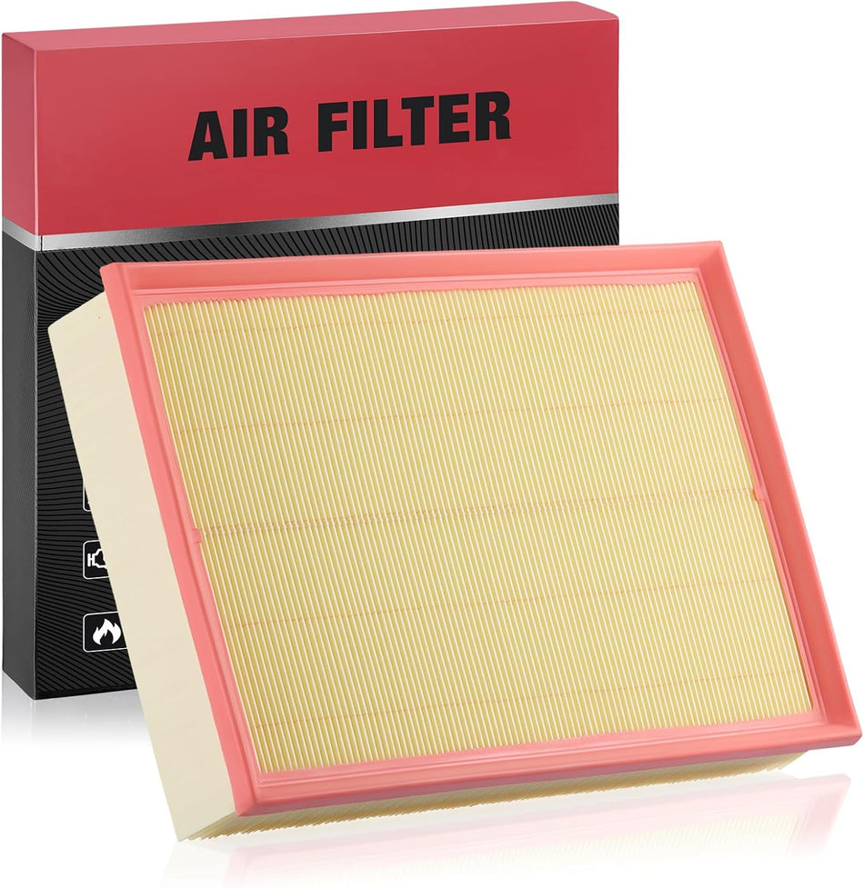 BDFHYK Engine Air Filter Compatible with Land Rover 2005-2009 LR3 4.0L V6/ 4.4L V8, 2006-2009 Range Rover Sport 4.2L V8/ 4.4L V8, Replace# CA9993, PA5632, PHE000112