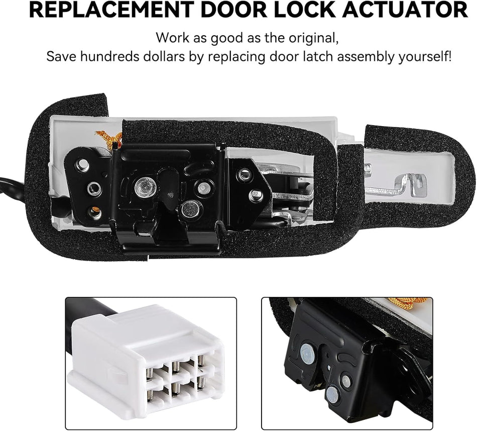SYERAL Trunk Latch Liftgate Actuator Compatible with Toyota 4Runner 2003-2009 Tailgate Trunk Lid Latch Lock Actuator Motor Replacement 69110-35090