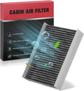 BDFHYK Cabin Air Filter with Activated Carbon for Dodge Hornet 2023, Jeep Renegade 2015-2023, Compass 2017-2022, CF11810