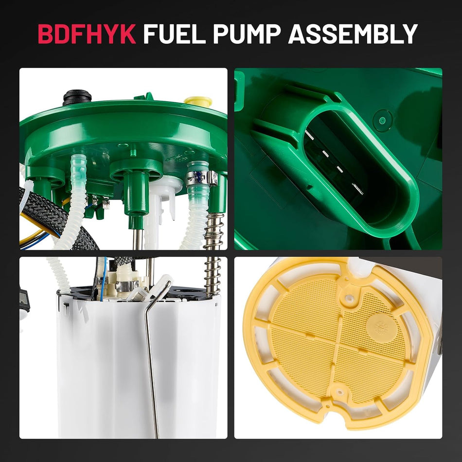 BDFHYK Electric Fuel Pump Module Assembly Compatible with Audi A4 Quattro 2005-2009 2.0L l4, 2005-2008 3.2L V6, 2009 2.0L l4, Compatible with Audi RS4 2007-2008 4.2L V8 Replace E8681M