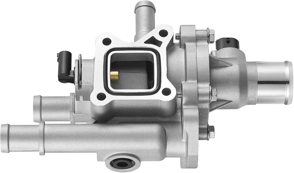 BDFHYK 902-033 Upgrade Aluminium Coolant Thermostat Housing Assembly Compatible with Chevy 2010-2016 Cruze 2016 Cruze Limited 2012-2018 Sonic 2013-2020 Trax 1.6L 1.8L Replace 15-81816 25192228