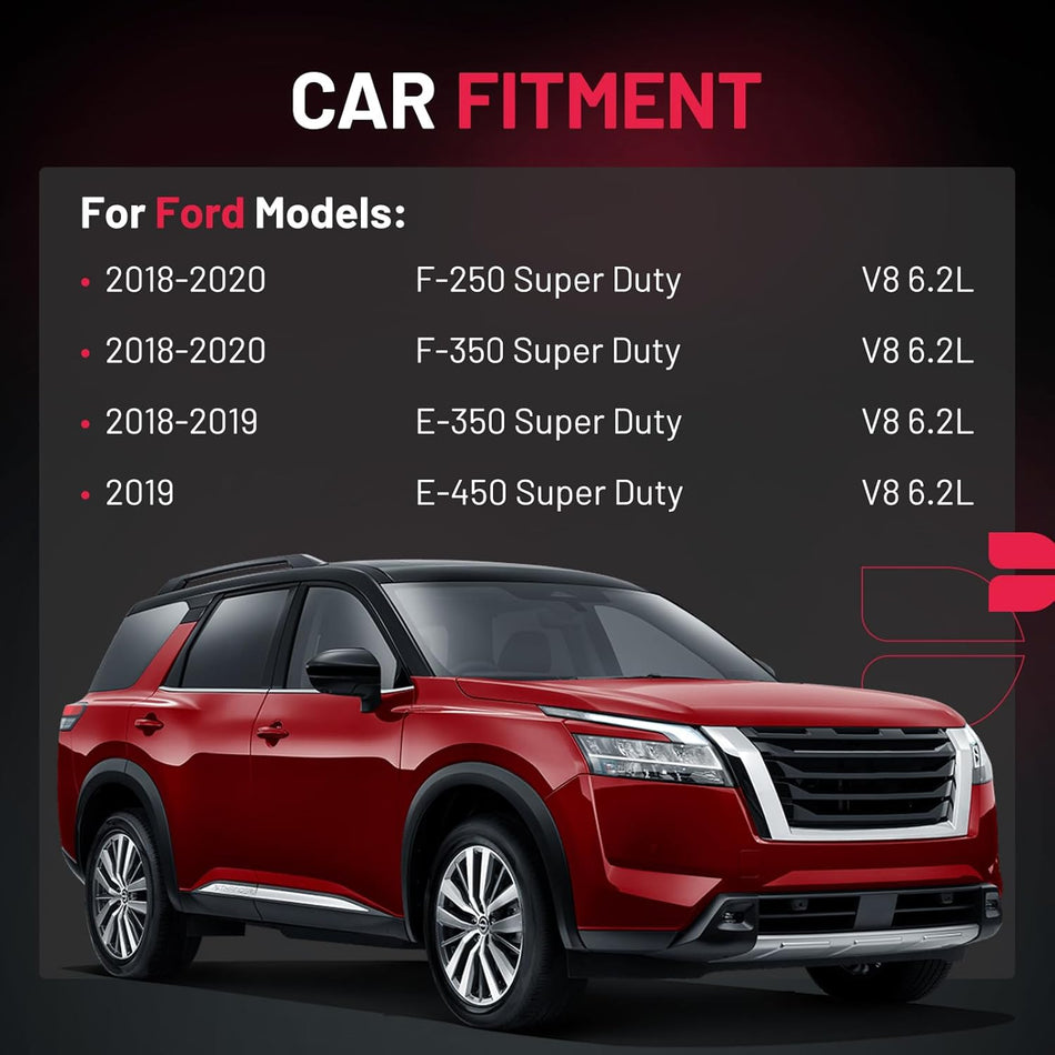 BDFHYK 8 Ignition Coil Pack UF834 and 8 Iridium Spark Plug 6509 Compatible with F250 F350 E350 E450 Super Duty V8 6.2L 2018 2019 2020 Coil for UF865 HL3Z12029B HL3Z12029C HL3E12029BA