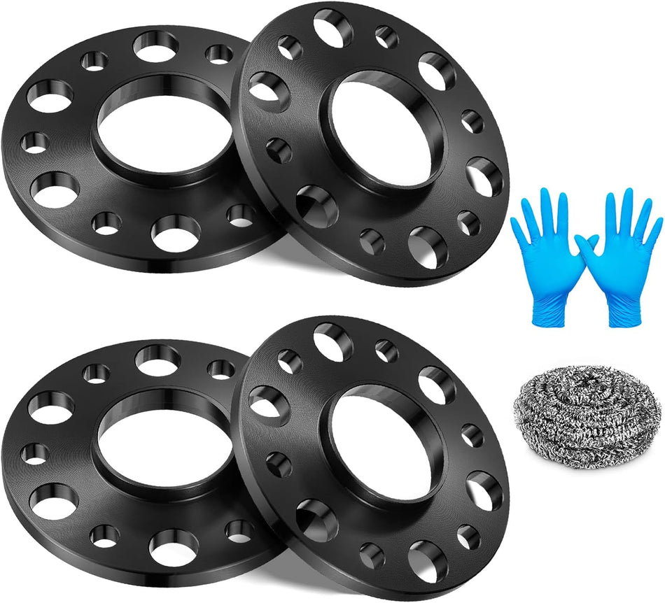 BDFHYK Wheel Spacers Compatible with Chevy Silverado 1500 Yukon Yukon XL Sierra 1500 Classic, Forged 6 Lug Wheel Adapters 78.1 mm Hub Bore, Thickness 12mm Hubcentric Wheel Spacer 6x5.5 (6x139.7mm)