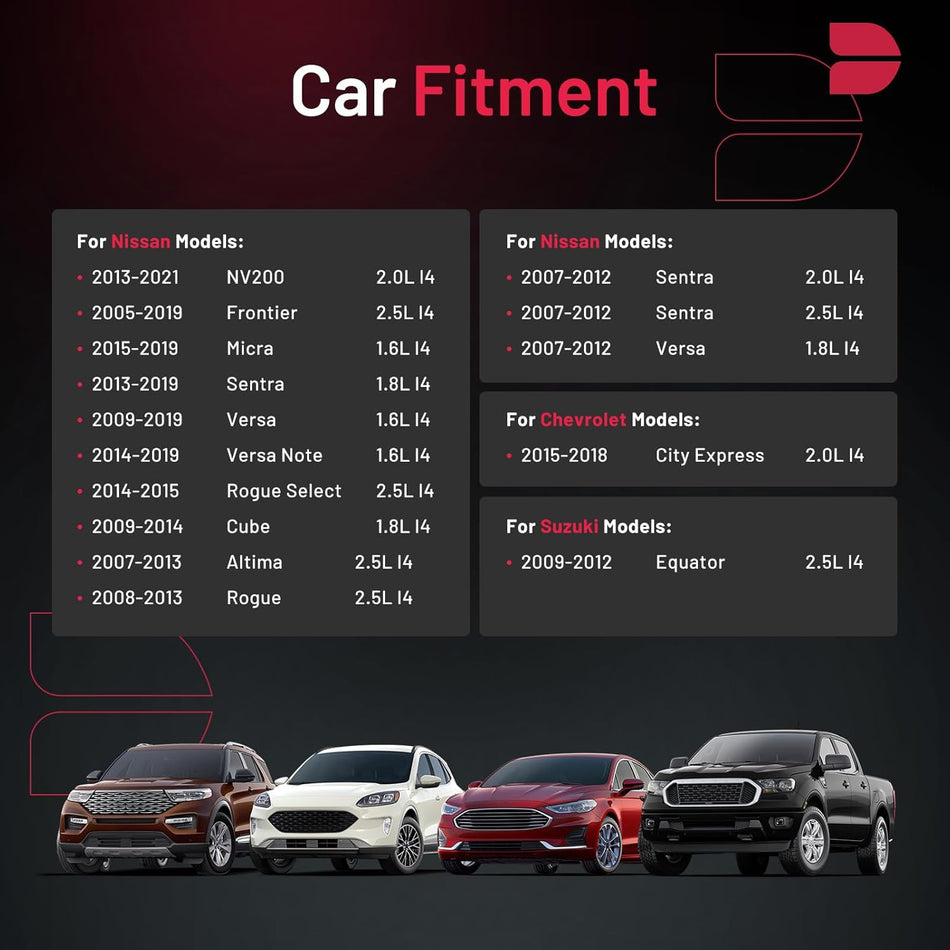 BDFHYK LKAR6AIX-11 Iridium Spark Plugs Compatible with Chevy for Nissan 2007-2013 Altima 2008-2013 Rogue 2007-2012 Sentra 2013-2021 NV200 1.6L 1.8L 2.0L 2.5L L4 Engine Replacement for XP5684, Set of 4
