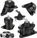 BDFHYK Engine & Transmission Mount Kit For Honda Accord 2008-2012 2.4L L4, Acura TSX 2009-2014, Crosstour 2012-2015, 5PCS Set