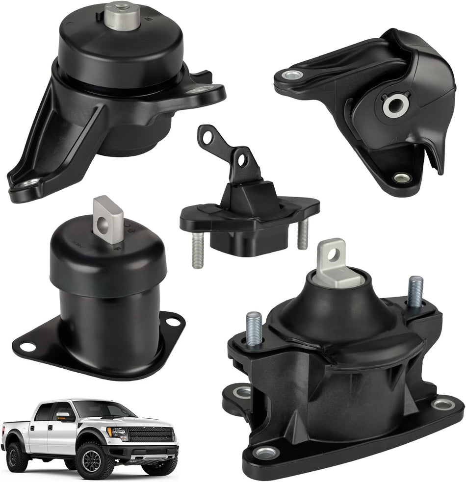 BDFHYK 5PCS Engine Motor and Trans Mounts Compatible with Acura TSX 2009-2014 L4 2.4L,Compatible with Honda Accord 2008-2012 L4 2.4L,Compatible with Honda Crosstour 2012-2015 L4 2.4L for A4561,A4565