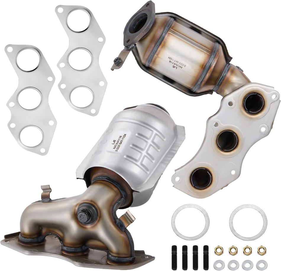 BDFHYK Front Left Catalytic Converter with Gasket Kit Compatible with Lexus ES350 07-17, Compatible with Toyota Avalon 05-18, Camry 07-17, Venza 09-15, V6 3.5L, EPA Compliant, Replace 641295