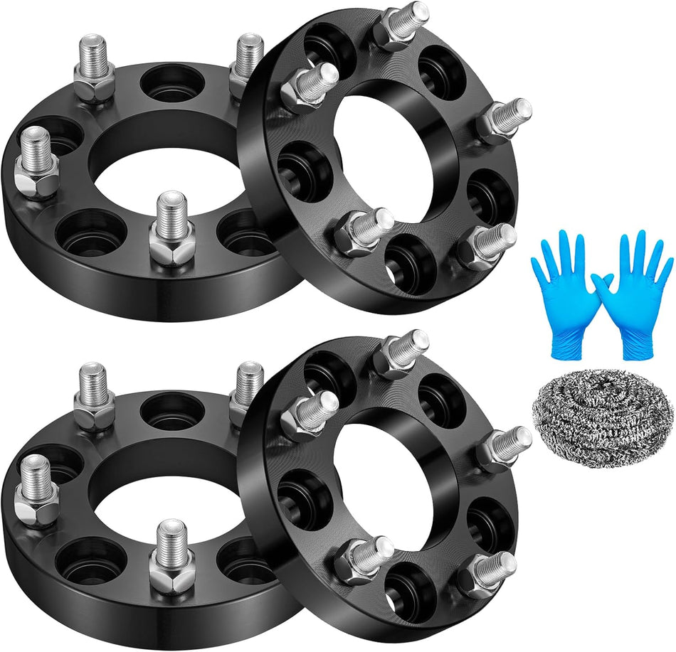 BDFHYK 5x114.3mm to 5x120mm Wheel Bolt Pattern 1 inch 5x4.5 to 5x4.75 Convert Wheel Spacer Compatible with Dakota Cherokee Liberty Wrangler,5 Lug Wheel Adapters 1/2-20 & 73 mm Hub Bore, Set of 4