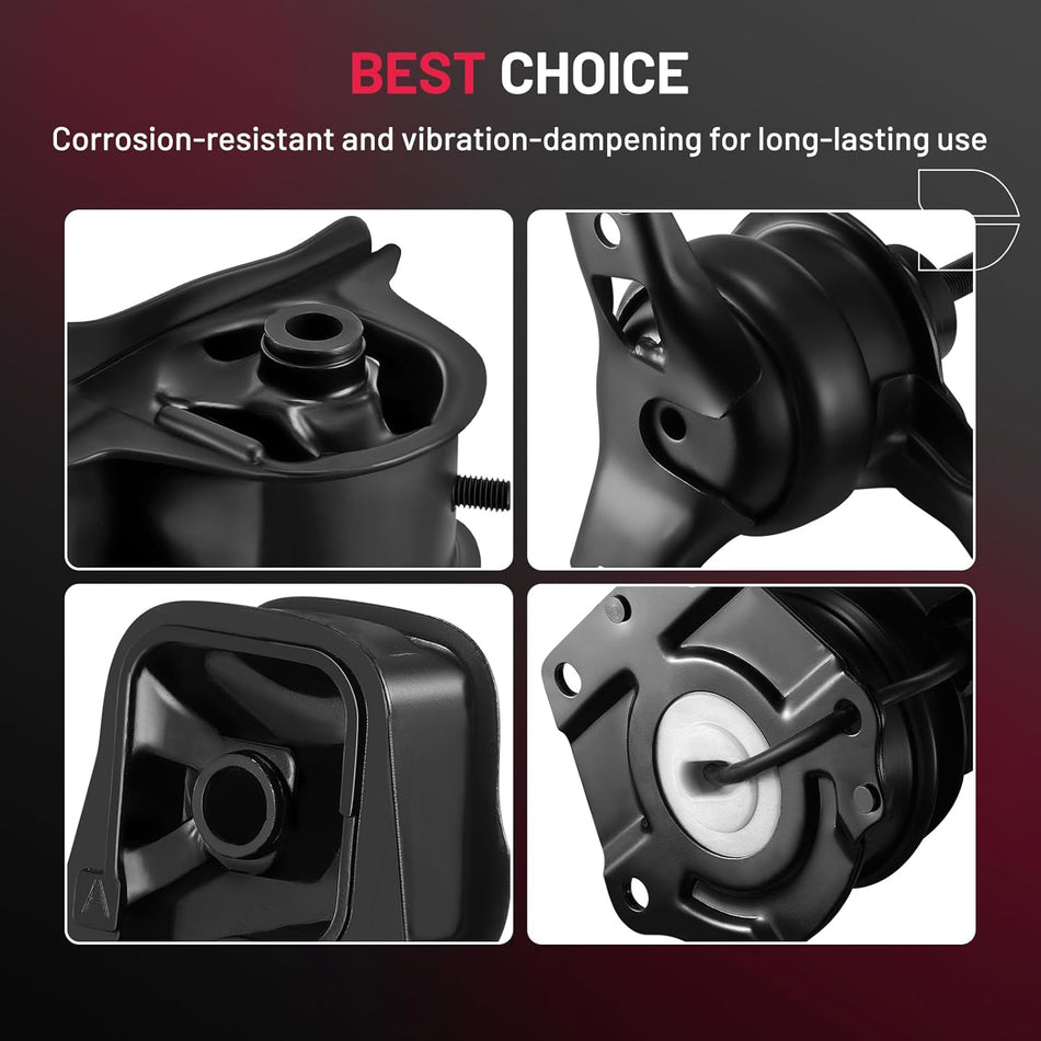 BDFHYK 4PCS Engine Motor and Trans Mounts Compatible with Honda Accord 1998-2002 2.3L L4 Replace A6572,A6564,A6583,A6570,