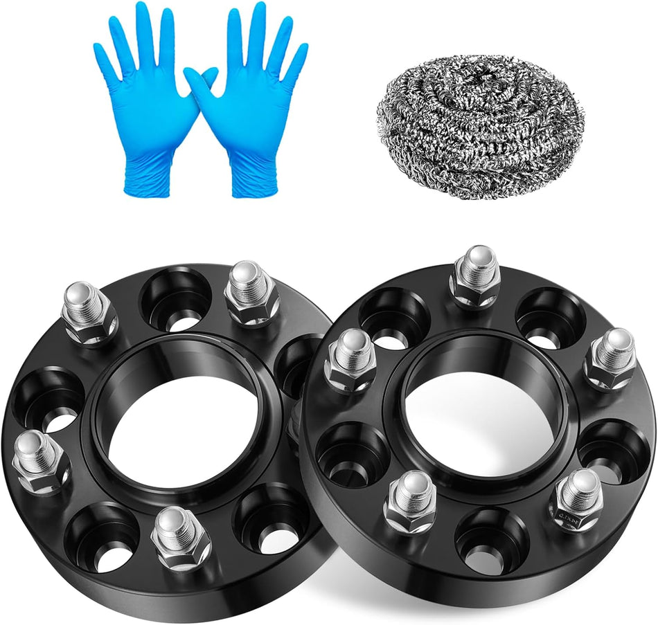 BDFHYK 5x115mm Wheel Spacers 1.25inch 5x4.5 Hubcentric Wheel Spacer Compatible with Chrysler 300 300M Challenger Charger Magnum, Forged 5 Lug Wheel Adapters M14x1.5 & 71.5mm Hub Bore, Set of 2