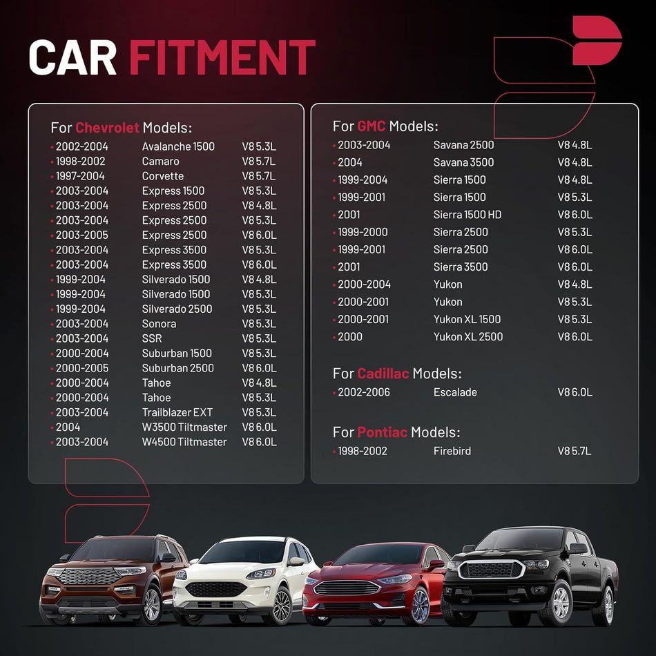 BDFHYK Engine Timing Chain Kit with Sprocket Compatible with Chevy Compatible with GMC Compatible with Cadillac Fits for Express,Silverado,Suburban,Sierra,Savana,Tahoe,Yukon 4.8L 5.3L 5.7L 6.0L V8 OHV