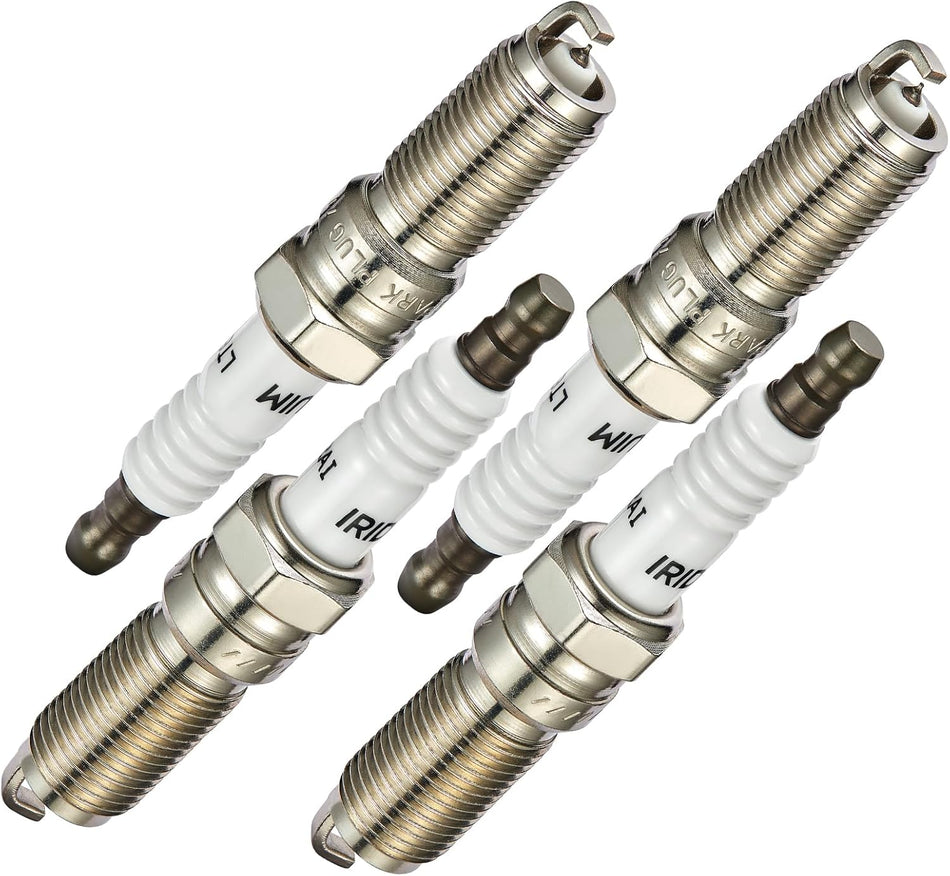 BDFHYK Set of 4 Iridium Spark Plug Compatible with Lincoln MKZ, Compatible with Buick Envision,EcoSport Transit Connect SSV Fiesta Focus EcoSport C-Max 1.6L 2.0L 2.5L L4 Engine Replacement for XP5363