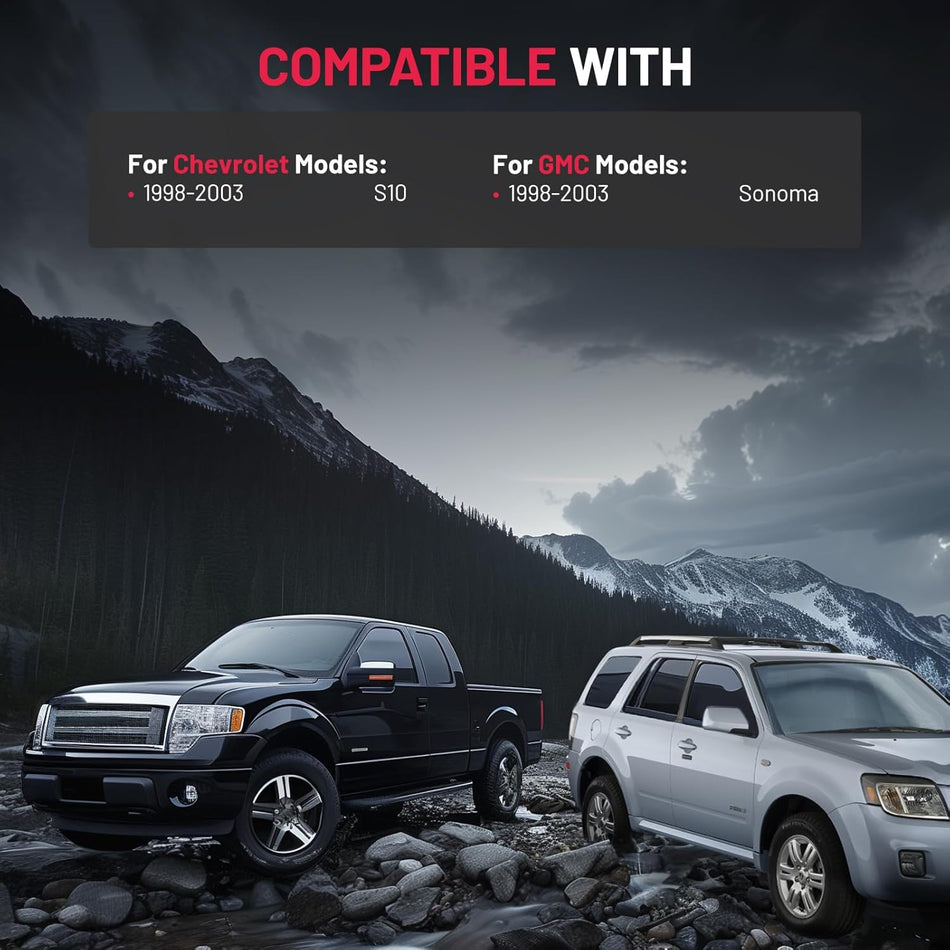 SYERAL Power Door Lock Actuator FR Front Right Passenger Side Compatible with Chevrolet S10 1998-2003, Compatible with GMC Sonoma 1998-2003 Replaces APDLA0026 DLA1430 DLA707 SK931261 15066131 931-261