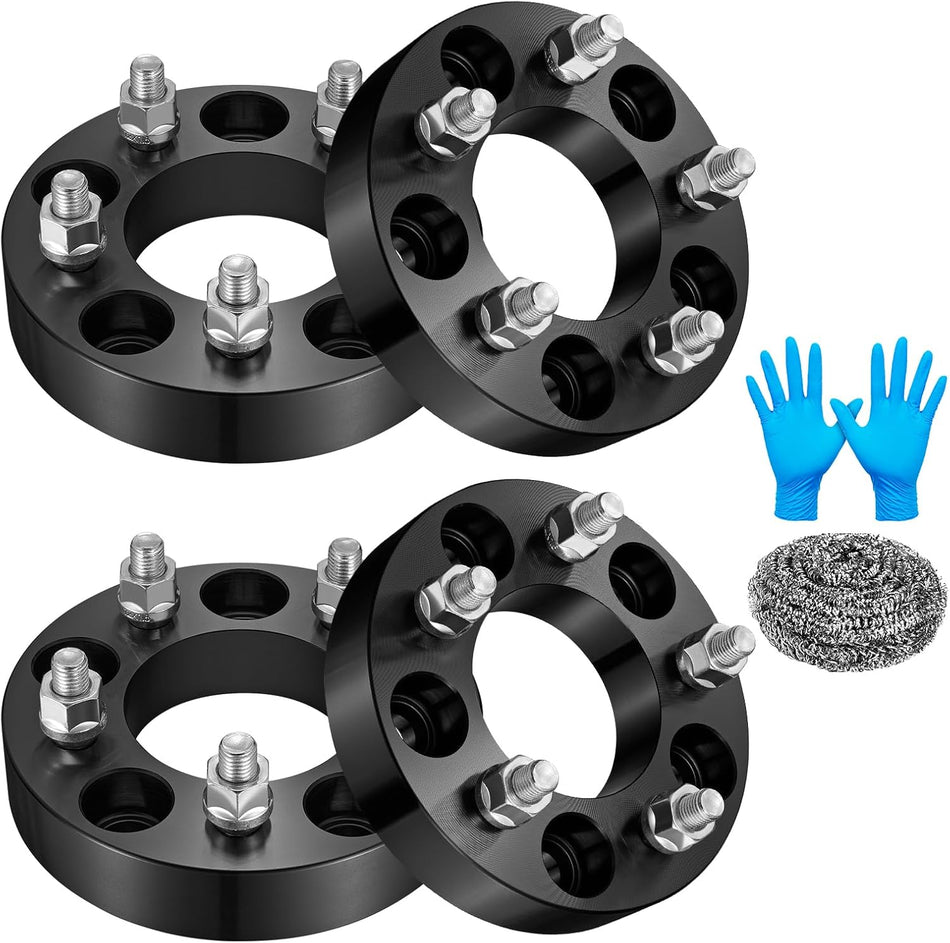 BDFHYK 5x120mm to 5x114.3mm Wheel Bolt Pattern 1.25 inch 5x4.75 to 5x4.5 Convert Wheel Spacer Compatible with Camaro Jimmy Riviera,5 Lug Wheel Adapters M12x1.5 & 74 mm Hub Bore, Set of 4