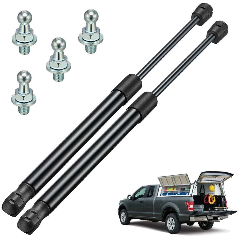 BDFHYK C16-15066 15inch 60lbs (265N) Gas Shocks Struts Lift Support for are Leer Camper Shell RV Motorhome Cargo Storage Window Truck Canopy Cap Cover Cabinets Door etc, Set of 2