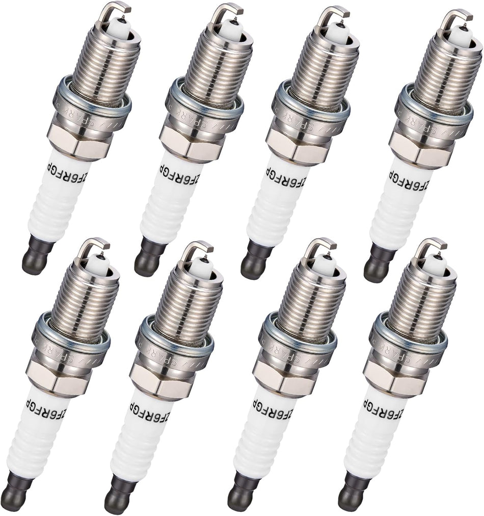 BDFHYK 6441 Iridium Spark Plugs Compatible with Dodge Ram 1500/2500 Van Dakota Durango Nitro,Compatible with Jeep Grand Cherokee Commander,TL EL 2.0L 3.2L 4.8L L4 V6 V8 Replacement for XP5224 Set of 8