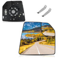 Mirror Glass for Ford F-150 2015-2020, Heated Blind Spot Convex, Right Side, Replace FL3Z-17K707-L, 1PCS