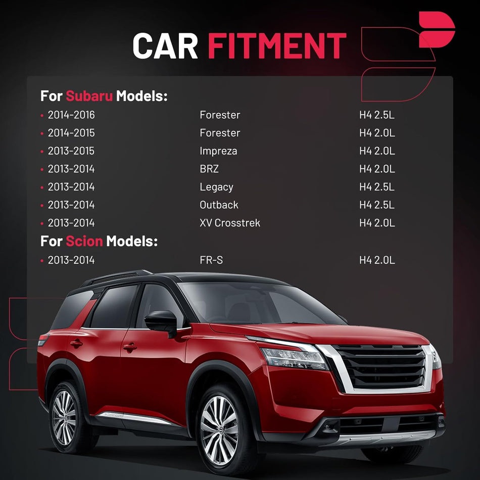 BDFHYK Ignition Coil Packs Compatible with Subaru Forester Impreza BRZ Legacy Outback XV Crosstrek, Compatible with Scion FR-S H4 2.0L 2.5L Coil for UF724 C974 5C1899 COP626 49131 Set of 4