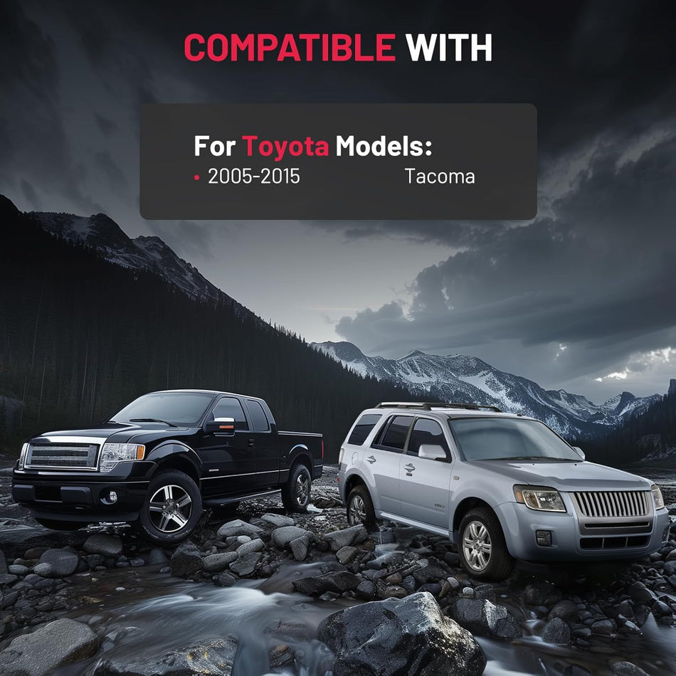 SYERAL Door Latch Lock Actuator RL Rear Left Driver Side Latch Motor Compatible with Toyota Tacoma 2005-2015 Replaces 6579004040