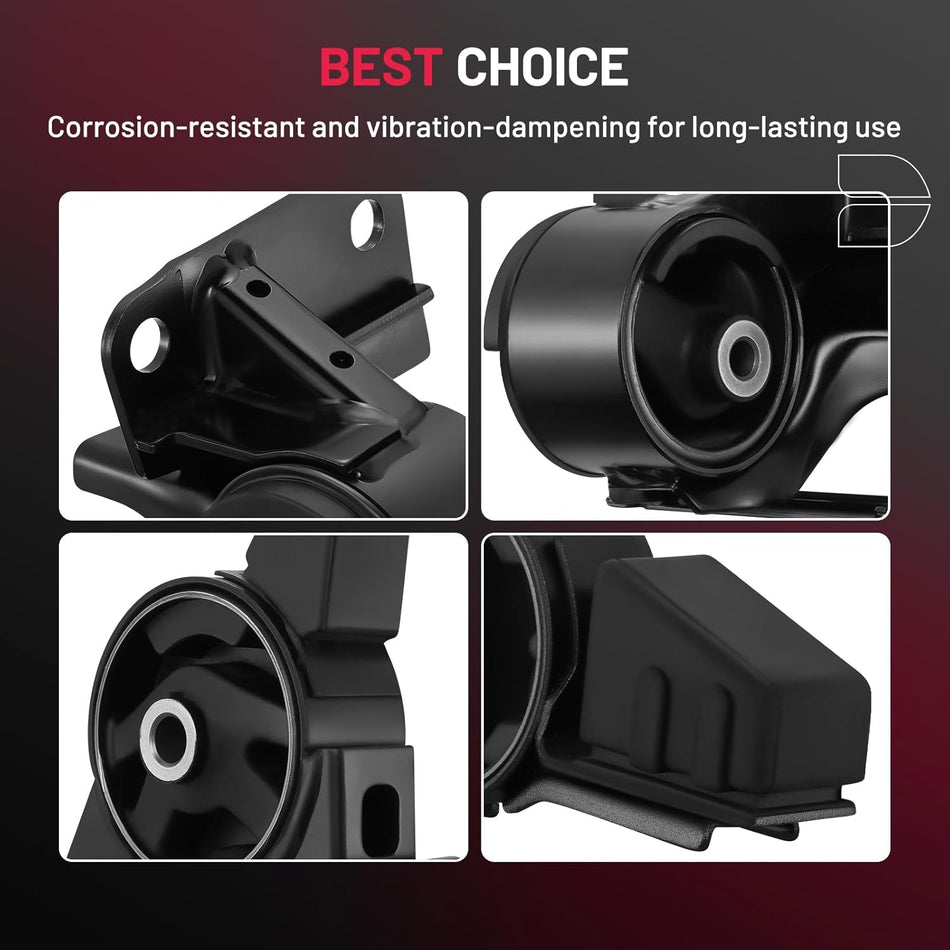 BDFHYK 4PCS Engine Motor and Trans Mounts Compatible with Chevrolet Prizm 1998-2002 1.8L L4, Compatible with Toyota Corolla 1998-2002 1.8L L4 Replace A7256, A7243, A7254, A7258,