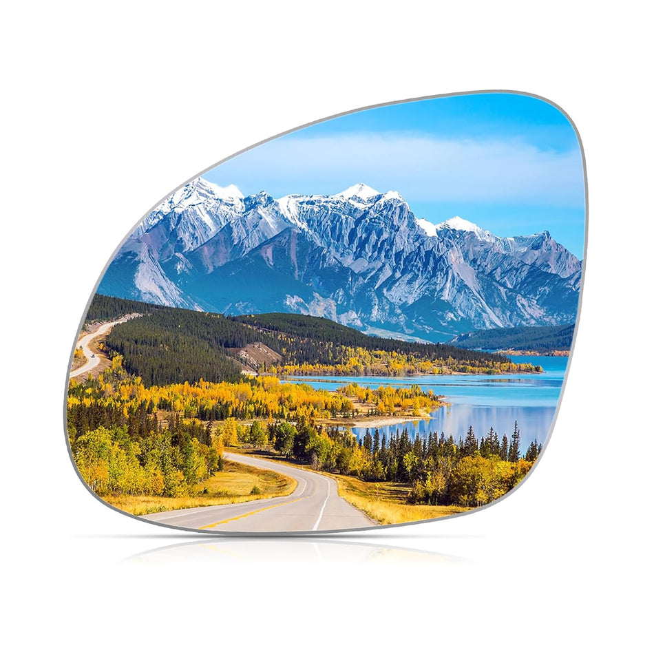 BDFHYK Mirror Glass Compatible With TIGUAN 2009-2017 VW Convex rear view mirror (Left Side)