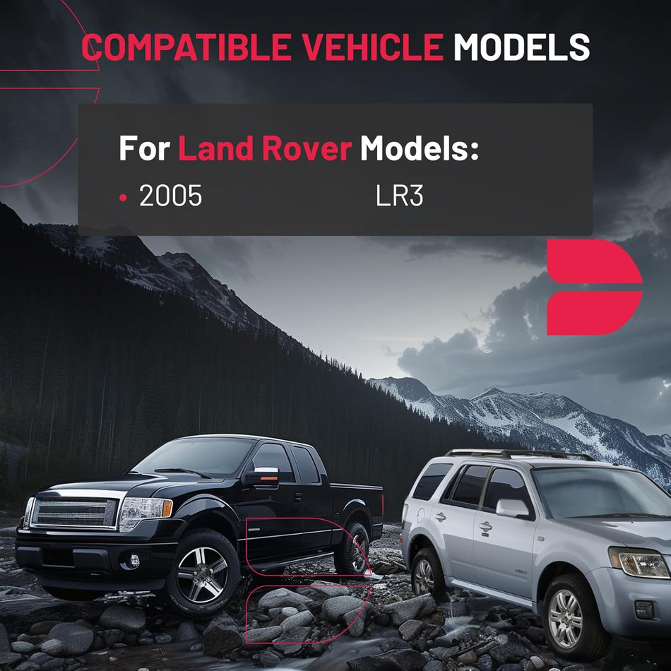 SYERAL Power Door Lock Actuator Rear Left Driver Side Compatible with Land Rover LR3 2005 Replacement for LR011303 LR071650 LR091361