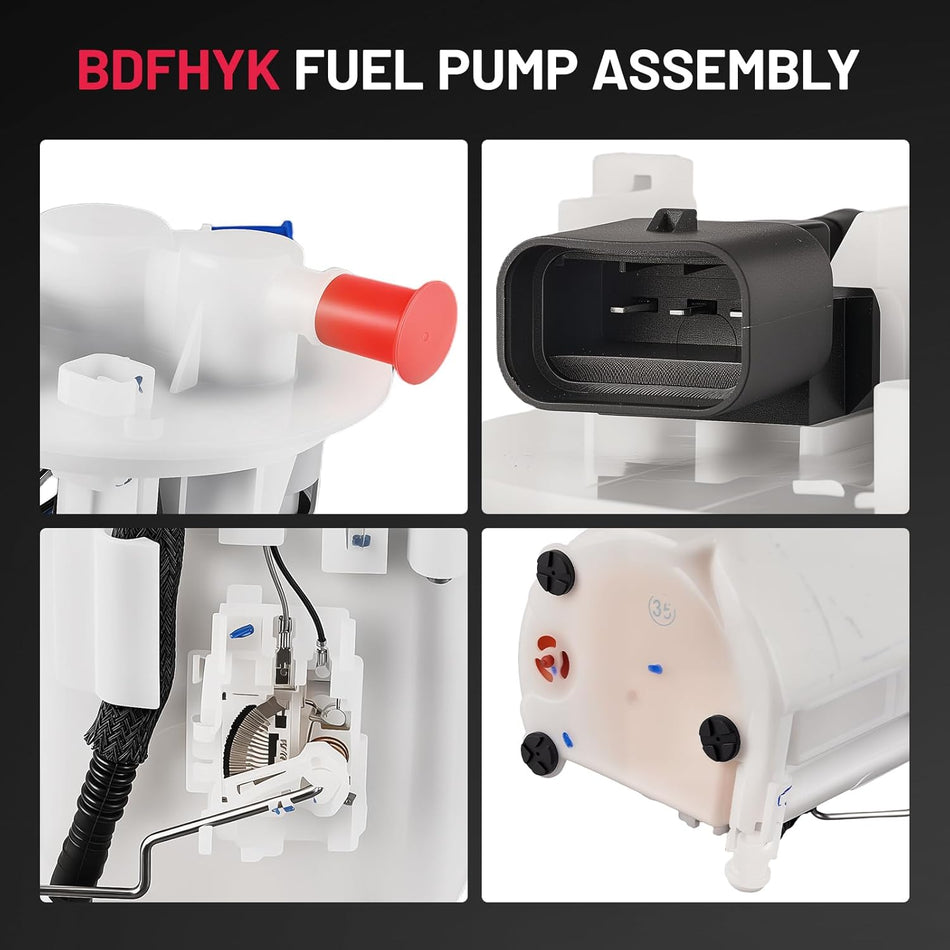 BDFHYK Electric Fuel Pump Module Assembly Compatible with Hyundai Accent 2012-2015 1.6L l4, Compatible with Kia Rio 2012-2015 1.6L l4 Replace E9115M