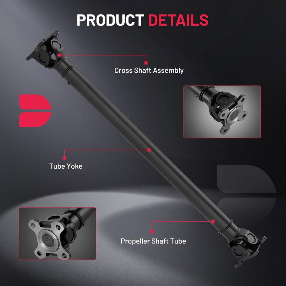 BDFHYK 936-303 Front Drive Shaft Complete DriveShaft Assembly Compatible with BMW 2004-2010 X3 2.5L 3.0L l6, 2001-2006 330xi 3.0L l6, 2001-2005 325xi 2.5L l6, 2006 325xi 3.0L l6