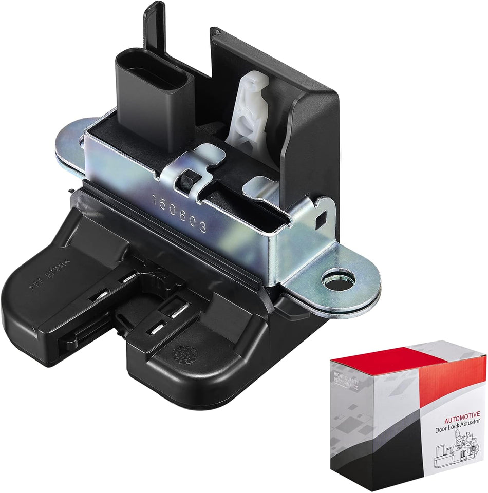 SYERAL Tailgate Latch Assembly Trunk Lid Actuator 5M0827505E9B9 Liftgate Latch Lock Compatible with Volkswagen 2008-2017 Tiguan, 2017-2018 Tiguan Limited, 2010-2014 Sportwagen